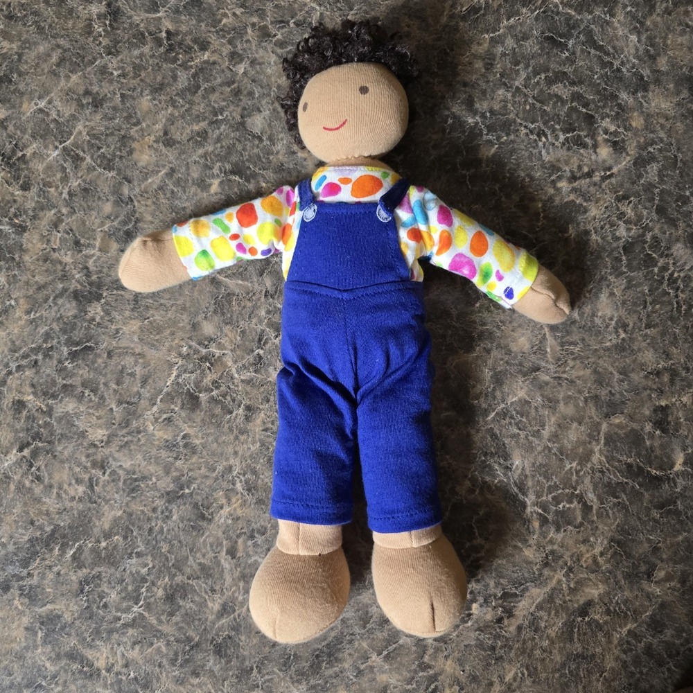 LOVEVERY Baby Avery Gender Neutral Plush Doll 12 inch Montessori Organic Cotton - Picture 3 of 4